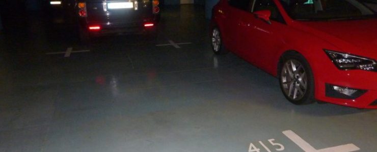 Car parking space beneath La Vie